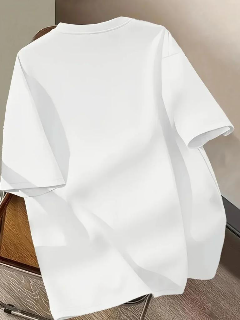 The Latest Hot-selling Black Samurai Pattern Printed Short-sleeved Loose Men's and Women's Same Crew Neck Cotton T-shirt