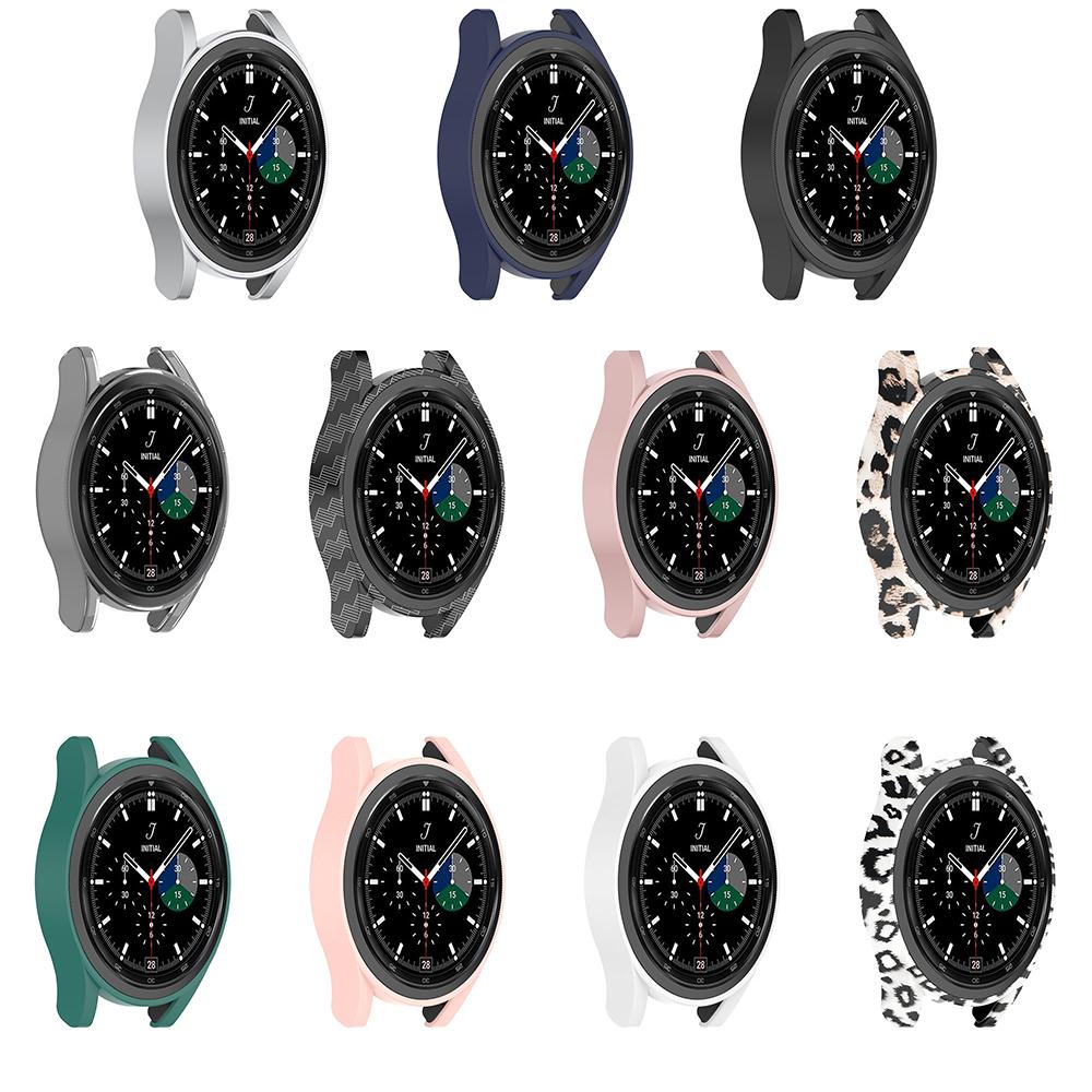 Hollow PC Protector Case For Samsung Galaxy Watch EF 40mm Galaxy Watch 4 40mm Frame Hard Cover Printing Protective Shell Cases