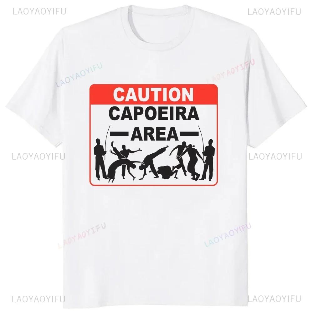 Printed T-shirt Top Fun Vintage Capoeira Summer Trend Harajuku Short Sleeved Unisex Shirt Graphic Oversized T-shirt