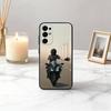 M-Motorcycle Cool R-Rider MR Phone Case Black Silicone Soft For Samsung S25,S24,S21,S22,S23,S30,Ultra,S20,Plus,Fe,Lite