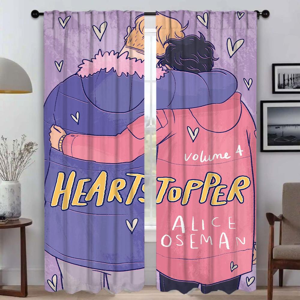 Heartstoppers Curtains for Bedroom Anti-mosquito Curtains 2 Pieces Blackout Curtain Shades Living Room Curtain Partition Kitchen
