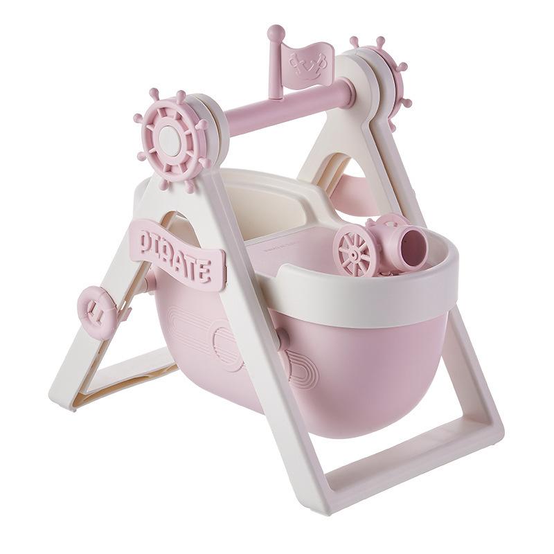 Creative cartoon desktop pirate ship pen holder book stand cute girl student decoration ornament multifunctional storage box
