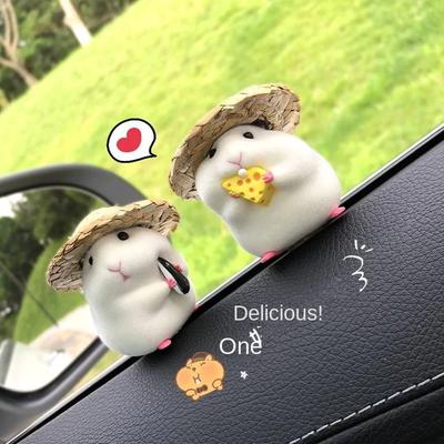 Car Interior Decoration Cartoon Animal Center Console Personalized Room Dining Table and Desk Decoration  Car Mounted Ornaments