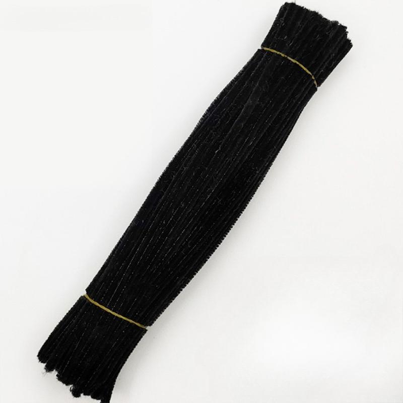 500pcs Chenille Stem Pipe Kids DIY Creative Chenille Sticks Cleaners Kindergarten Educational Handmade Material Plush Strips
