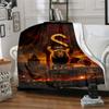 Galatasaray Flannel Blanket Soft All-Season Throw, Design for Camping, Car Travel, Hiking Sofa, Bed, Office Perfect Gift for Parties