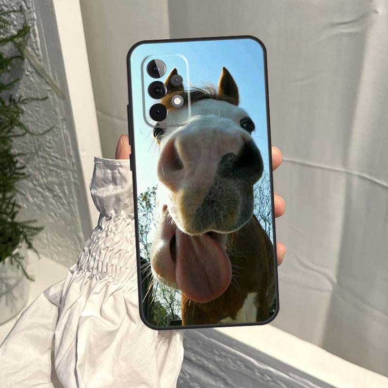 

Смешной Чехол Животное Лошадь Для Samsung Galaxy A56 A36 A16 A06 A54 A34 A14 A13 A53 A12 A22 A32 A52 A35 A15 A55 A17 For Samsung A12