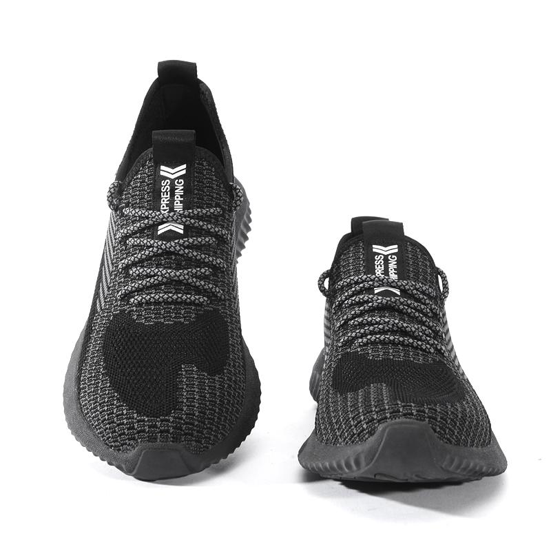 Holfredterse Men Steel Toe  Shoes Lightweight Anti-Static Breathable Anti-Smashing Protective Anti-Puncture Work Boots 605
