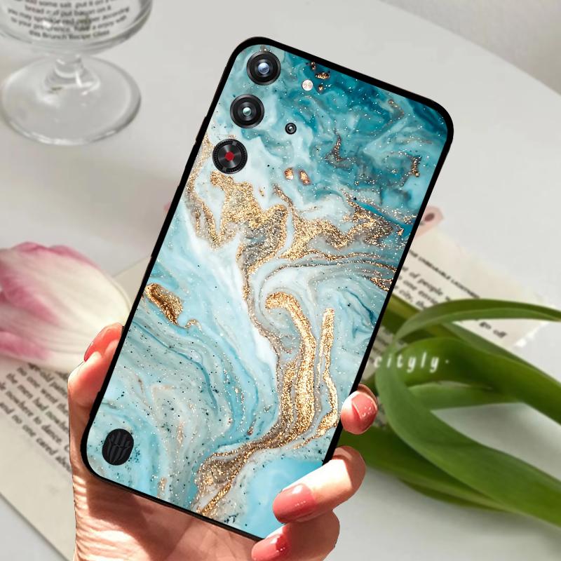 Fashion Luxury Case For Nubia Red Magic 10 Pro Soft Silicone TPU Phone Cover For ZTE Nubia REDMAGIC 10 Pro+ 10 Pro Plus Fundas