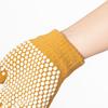 Guantes de yoga Meier de algodón de medio dedo - Antideslizantes, elásticos, guantes de entrenamiento de dedos cortos