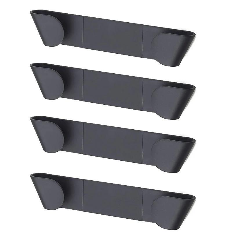 

1/2/4Pcs Pot Rack Wall-Mounted No Punching Self-Adhesive Household Kitchen Storage Holder Pan Lid Organizer Pot Cover Rack 4Pcs