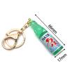 1 Piece Cute Creative Miniature Soda Drink Charm Mini Dollhouse Ornament Simulation Japanese Marbles Bobble Soda Keychain