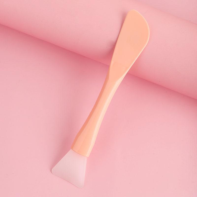 30/50/100PCS Silicone Facial Mask Brush Soft Head With Scraper Integrated Mud Film DIY Adjusting Beauty Tools Cream Cosmetics