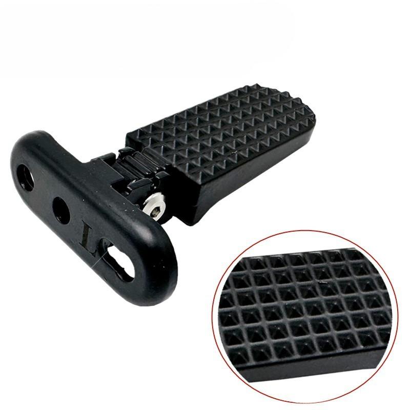 2Pcs Bike Rear Pedals Metal Foldable Foot Pegs for Electric Bicycle Motorcycle Folding Step Stool Road Bike Footrest Accessories