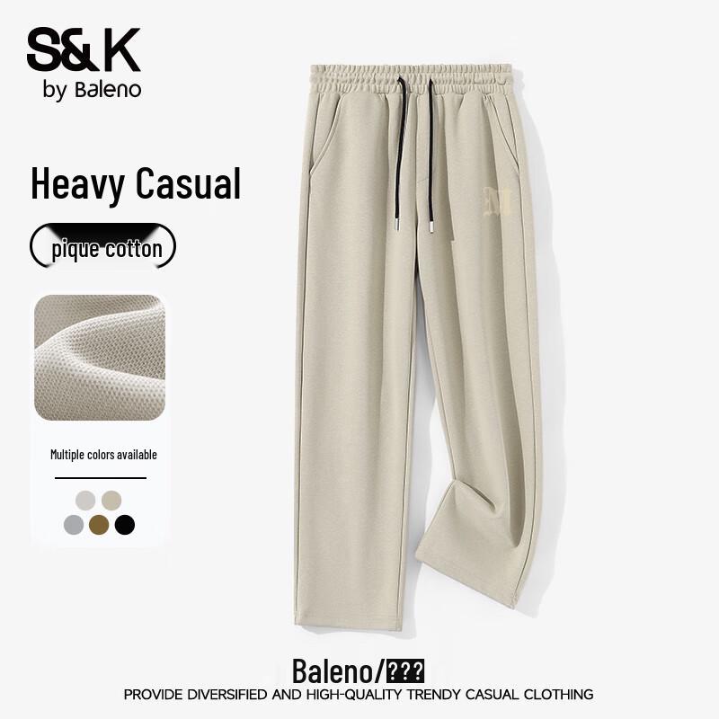 

Baleno Men s S&K Series Straight-Leg Casual Pants 3XL