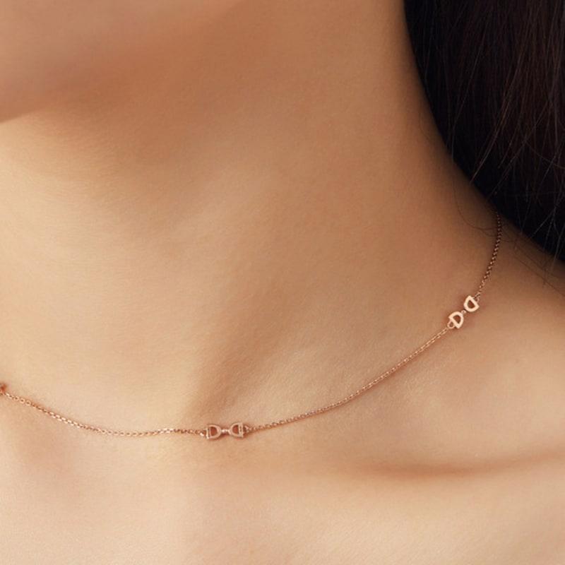 

DIDIER DUBOT Miss Doo Gold Necklace JDRNRXF484S ONE