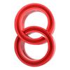 2 Pcs Car Spring Shock Absorber Flexible Rubber Bumper Shock Buffer Power Cushion Coil Spring Spacer A+