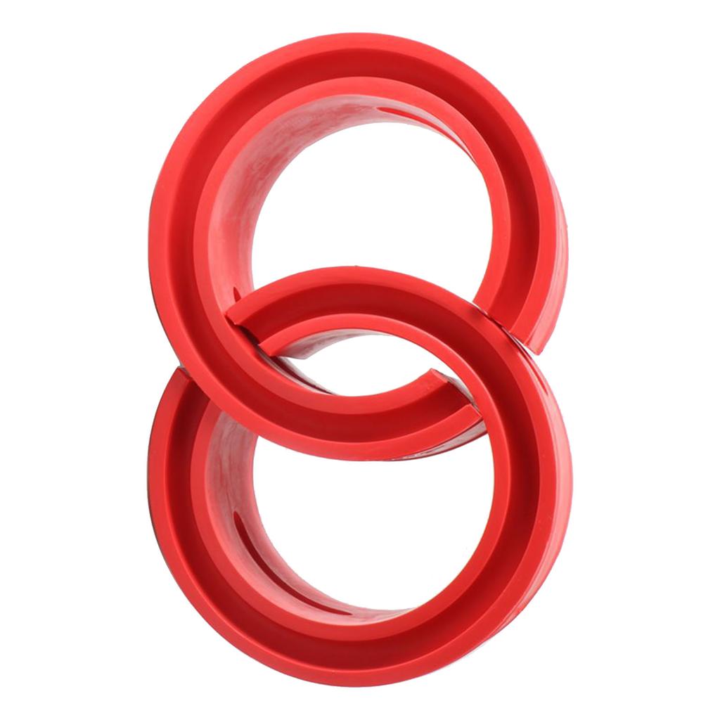 2 Pcs Car Spring Shock Absorber Flexible Rubber Bumper Shock Buffer Power Cushion Coil Spring Spacer A+
