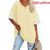 Women's Striped T-Shirt V-Neck T-Shirt Half Sleeve Comfort Top