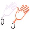 Golf Glove Holder With Key Chain Plastic Glove Rack Dryer Hanger Stretcher With Buckles Gloves Holder Keeper Dryer Shaper Tool