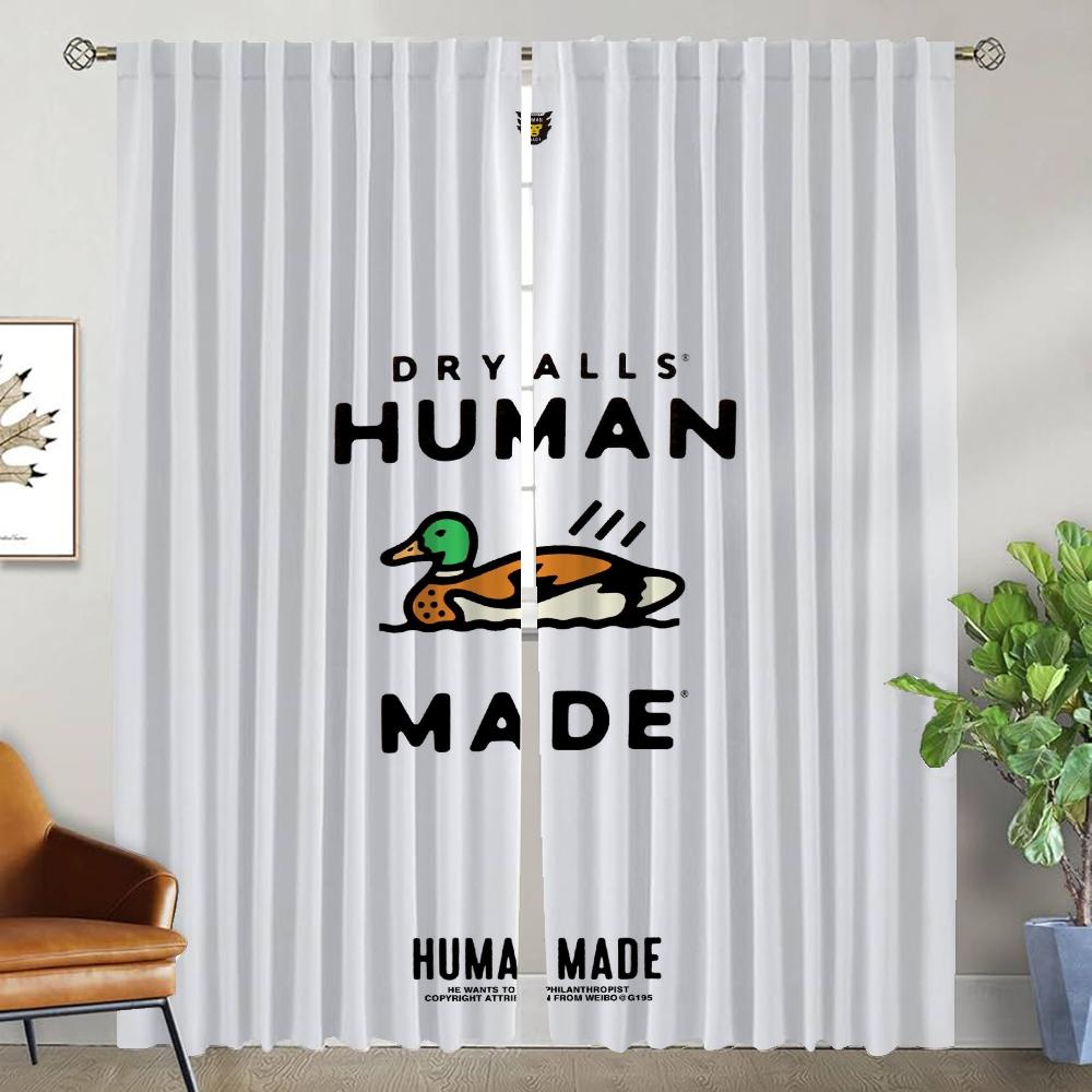 

H-human Mades Shades Modern Living Room Curtains for Camera Blackout Curtain Home Interior Curtains 2 Pieces Tulle for Bedroom W50xH70cmx2pcs-CL