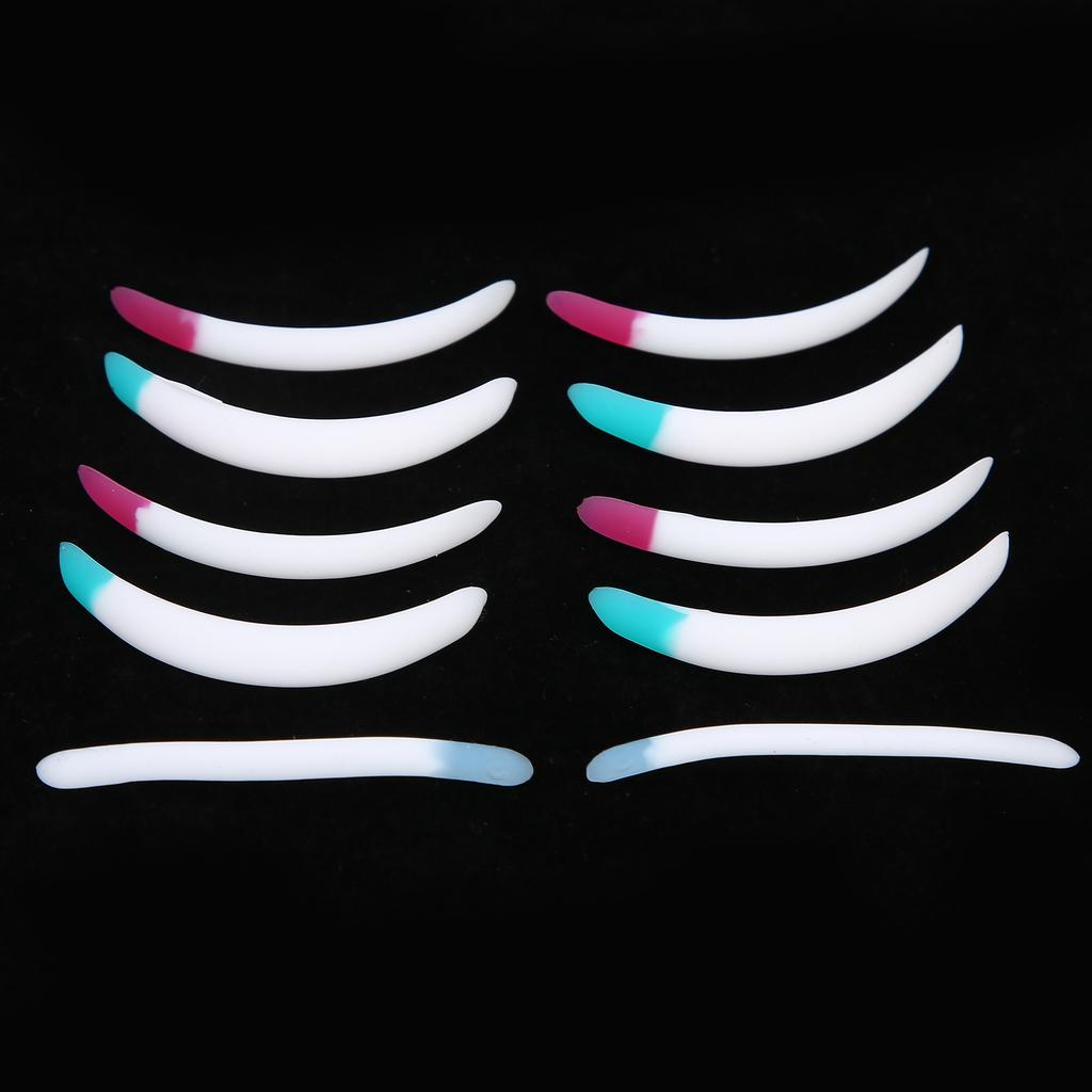 5 Pairs S/M/L Silicone Eyelash Perming Pad Eyelashes Lift Pads Soft Eyelashes Curler Tool