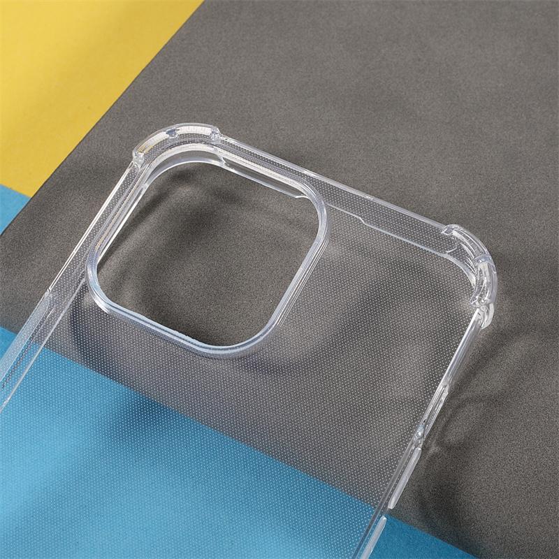 Für iPhone 16 Pro Max TPU Hülle Transparent Sturzsicher Schützende Handyhülle