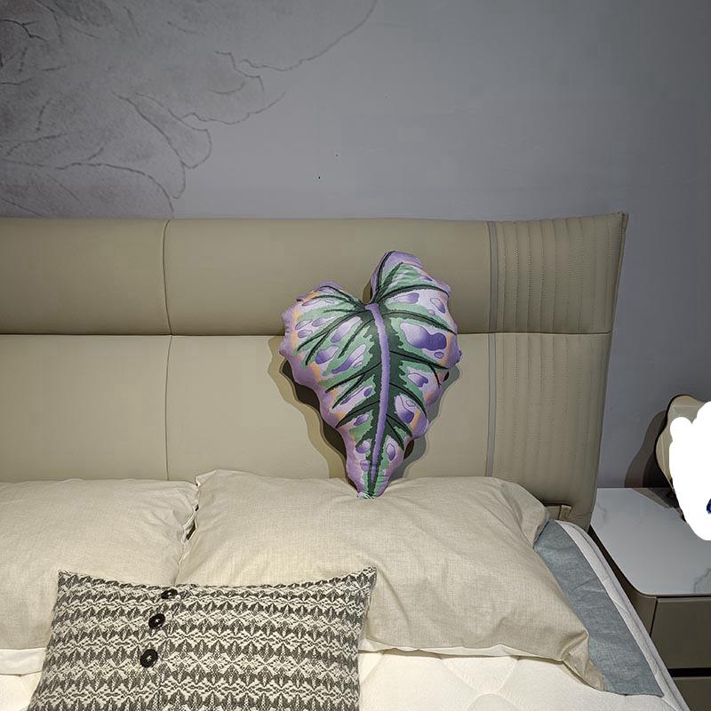 Tropical Plants Pillow for Living Room Sofa Cushion Leaf Pillow Turtle Back Decorative  Green Bedroom Leaves Plant Cushion