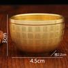 Brass Chinese Baifu cup cylinder Baifu ornament brass cornucopia handicraft ornament alloy small ingot