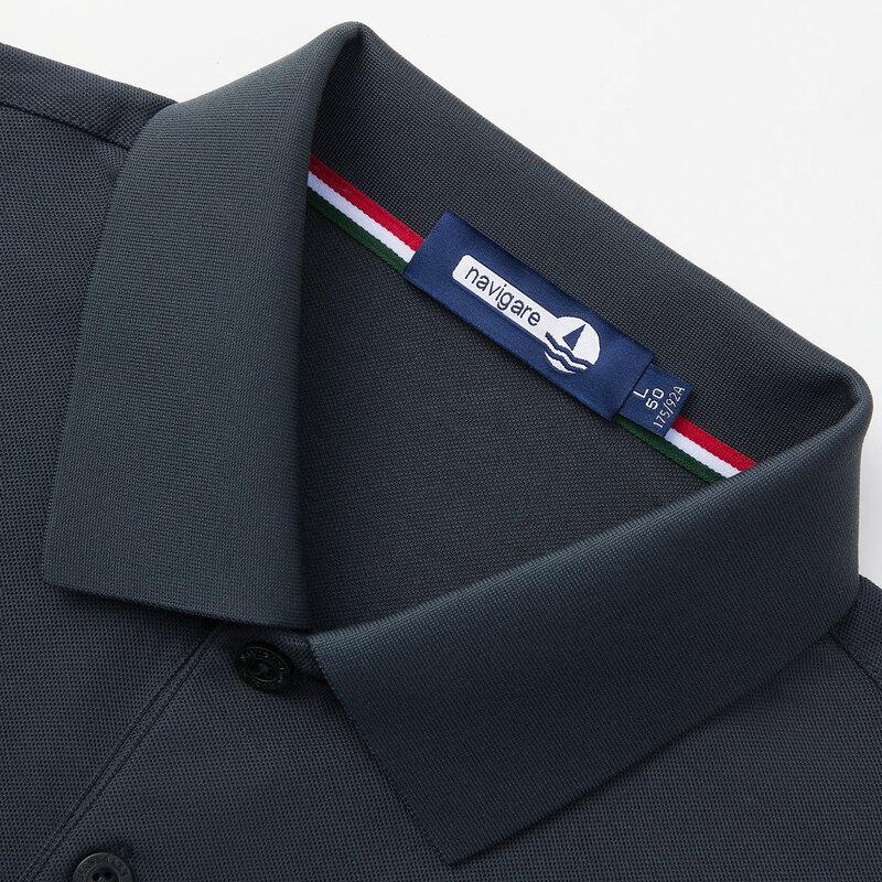 Navigare Men's Short Sleeve Lapel Polo Shirt