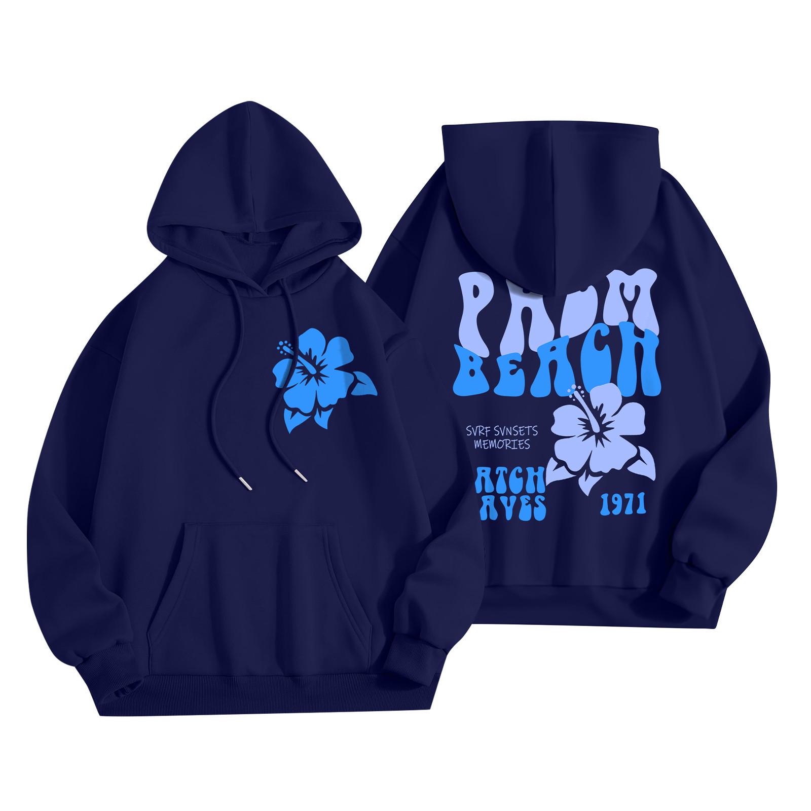 Толстовки для девочек-подростков с длинным рукавом и принтом букв — фото 9