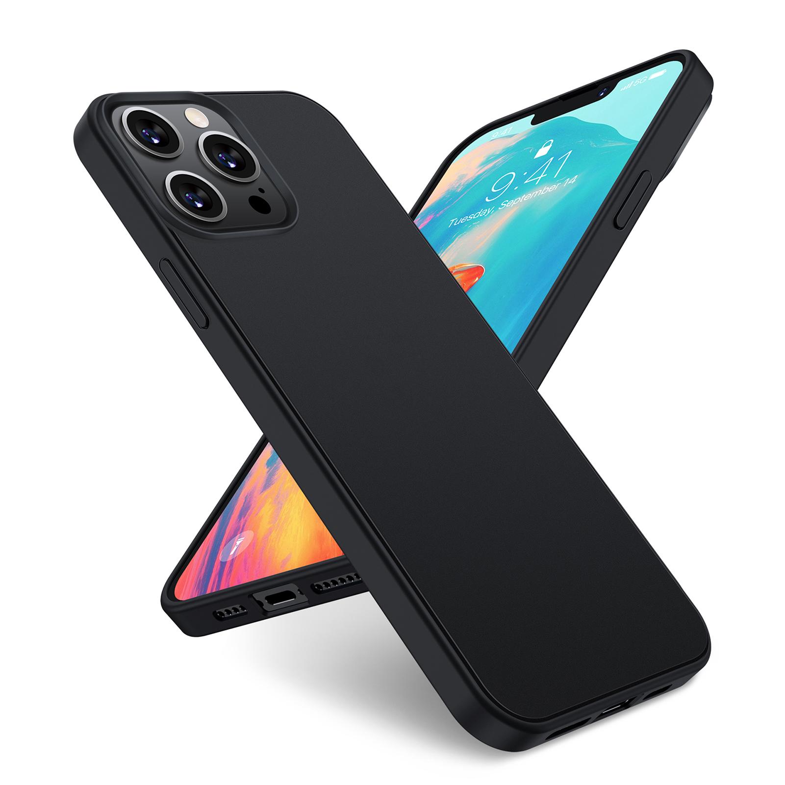 

2,0 мм ультратонкий ПК ТПУ противоскользящий защитный чехол черные края анти отпечатки пальцев телефон чехол для iPhone