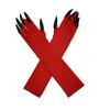 Halloween Claw Gloves Women Paw Gloves with Long Fingernails Cat