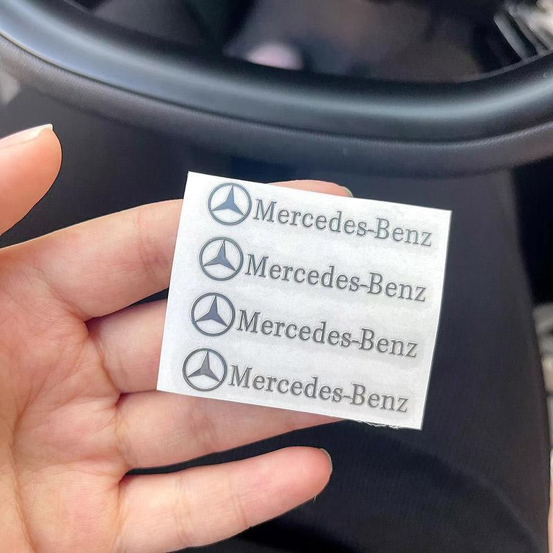 

GLC GLB Metal Car Logo Stickers Emblem Accessories For Mercedes Benz AMG W206 W204 W205 W212 W213 W221 W222 W223 W251 W464 W240