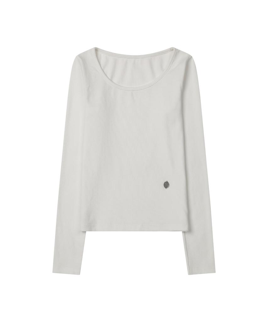 Ledeoli Scoop Neck Ribbed Long Sleeve [3 Colors]