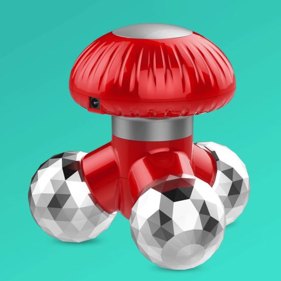 USB Rechargeable Mini Massager Handheld Vibration Therapy for Neck & Shoulders Portable Pain Relief Device