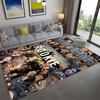 Custom Name The Rookie Carpet Rug for Living Room Bedroom Home Sofa Decoration,Kids play Non-slip Floor Mat