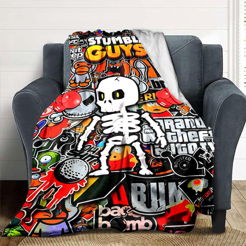 Stumble Guys Blanket Durable Comfort Great for Couch Picnics Seaside for All Occasions Stylish Decor Gifts For Family Or Friends