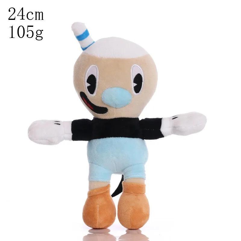 Hot 22-30cm Adventure Game Cuphead Plush Toys Mugman The Devil Legendary Chalice Plush Doll Soft Cuphead Doll for Children Gifts