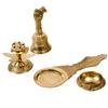 Spillbox Traditional Brass Combo of Nandi Bell | Ghanti Incense Stick Holder