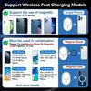 Nou Încărcător Auto Wireless Magnetic de 40W Potrivit pentru Magsafe iPhone 12 13 14 15 Pro Max Magnet 15W Încărcătoare Wireless Qi Suport