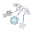 Baby Plush Animal Stroller Toys Spiral Activity Hanging Toys Ringing Bell Crib Stroller ToysGray