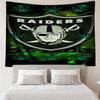 1PC Raiders Team Spirit Printed Tapestry Room Decoration Wall Hanging for Living Room Bedroom, dormitory, Birthday and Christmas gifts