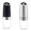 2025+ (2 Pack) Electric Salt and Pepper Grinder Set Battery Operated One Hand Automatic Operation, Adjustable