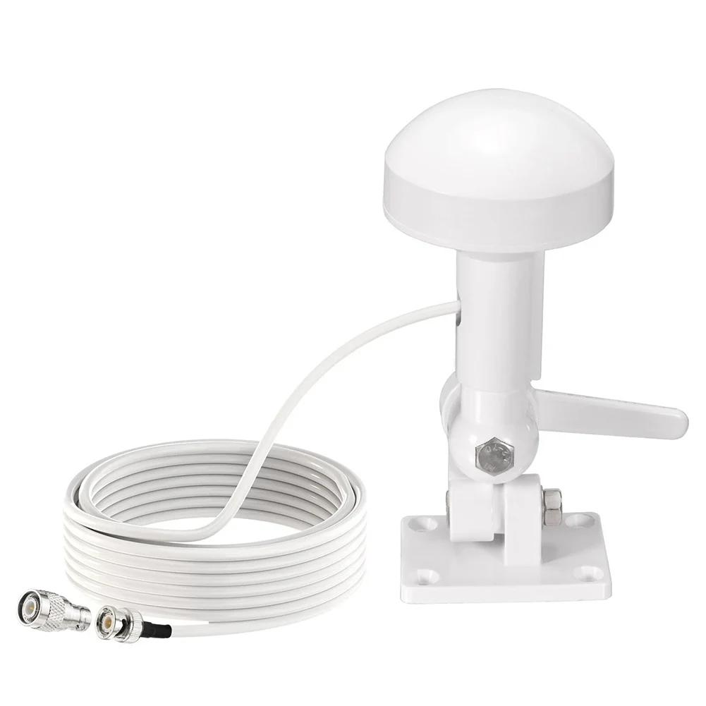 Marine GPS External Antenna with 5 Meter Cable and Bracket for Garmin GPSMAP 178/200/400 Series Navigation and Depth Sounders