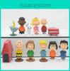 12-delige Snoopy Taarttopper Set Versier Je Feest Met De Peanuts Bende!