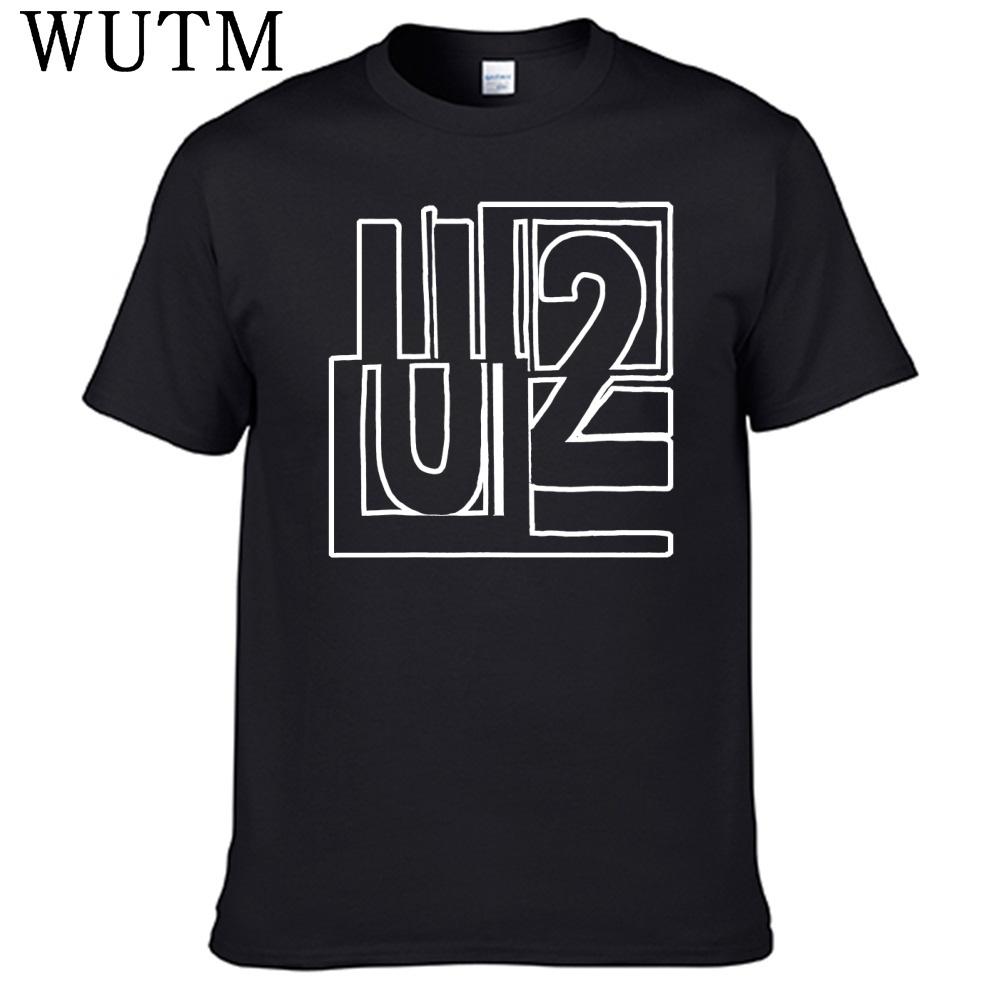 Rock Band U2 Tshirt 100 Cotton Men Shirt