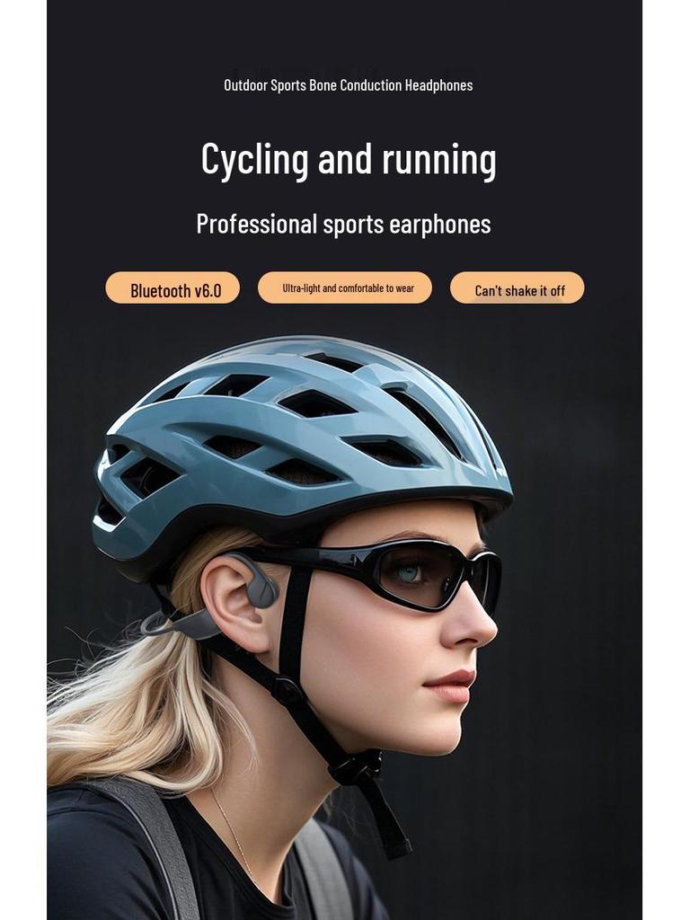 X3 Bone Conduction Bluetooth Headphones: Long Battery Life, Comfortable for Long Wear, Ideal for Running and Sports.