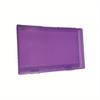 Double Button PP Transparent Plastic Box Hardware Parts Photo Storage Box Rectangular Product Packaging Component Plastic Box