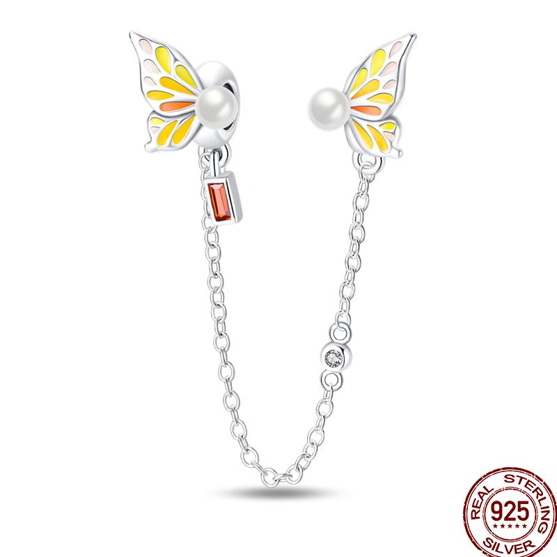 Copper Shiny Zircon Chain Series Beaded Beads Suitable For Pan Original Bracelet Diy Jewelry Gift