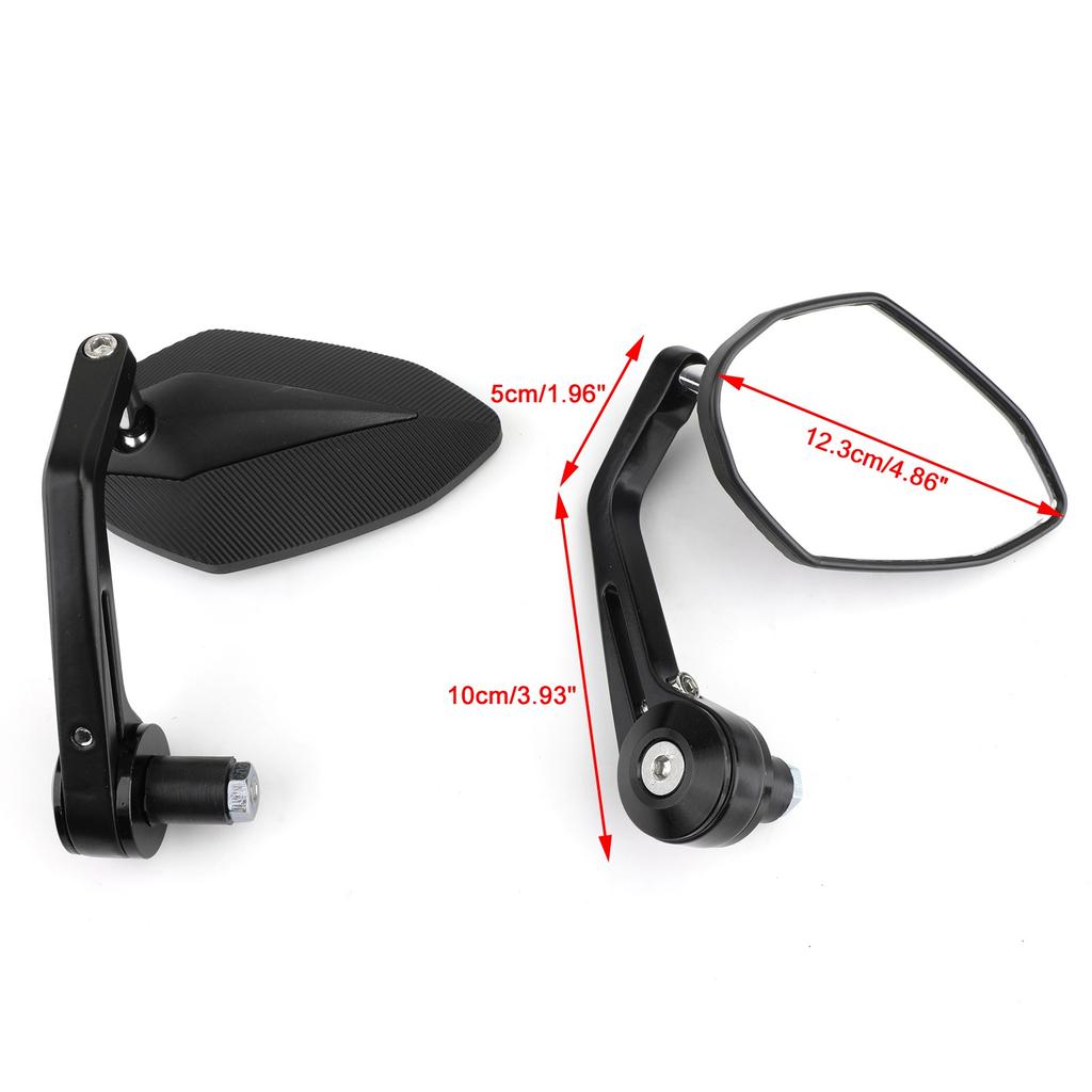 Motorsykkel Sportbike 7/8" håndtaksspeil for 790 690 390 125 BK